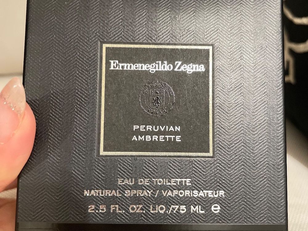 Original Ermenegildo Zegna Peruvian Ambrette 75ml (Gebraucht) in ...