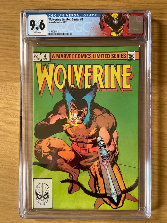 Wolverine Limited Series #4 - CGC 9.0
