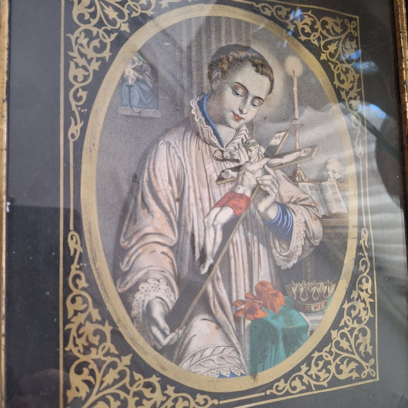 Poster & Bilder: Bild, Heiliger Aloysius von Gonzaga – Gebraucht aus Winterthur von Goldpipau 3