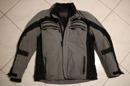 Graue Alpinestars Jacke Töff Motorradjacke Motorrad