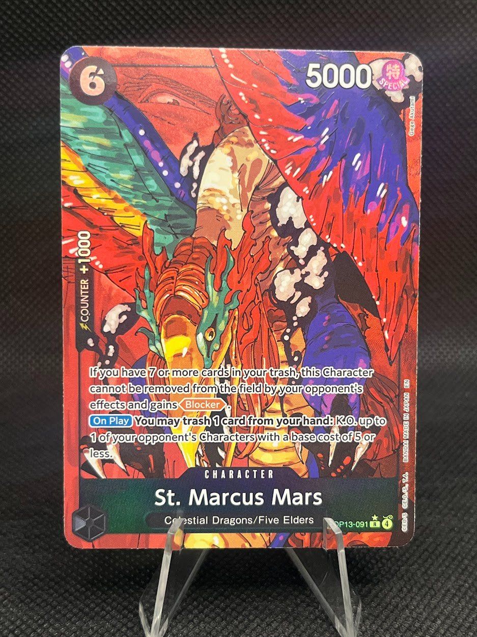 Bandai Carte collezionabili: One Piece - ST.Marcus Mars OP13-091 EN – Usato da schaan venduto da Schokoloco