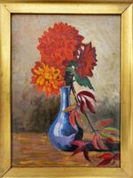 Huile sur toile signé Helene Brack bel état 