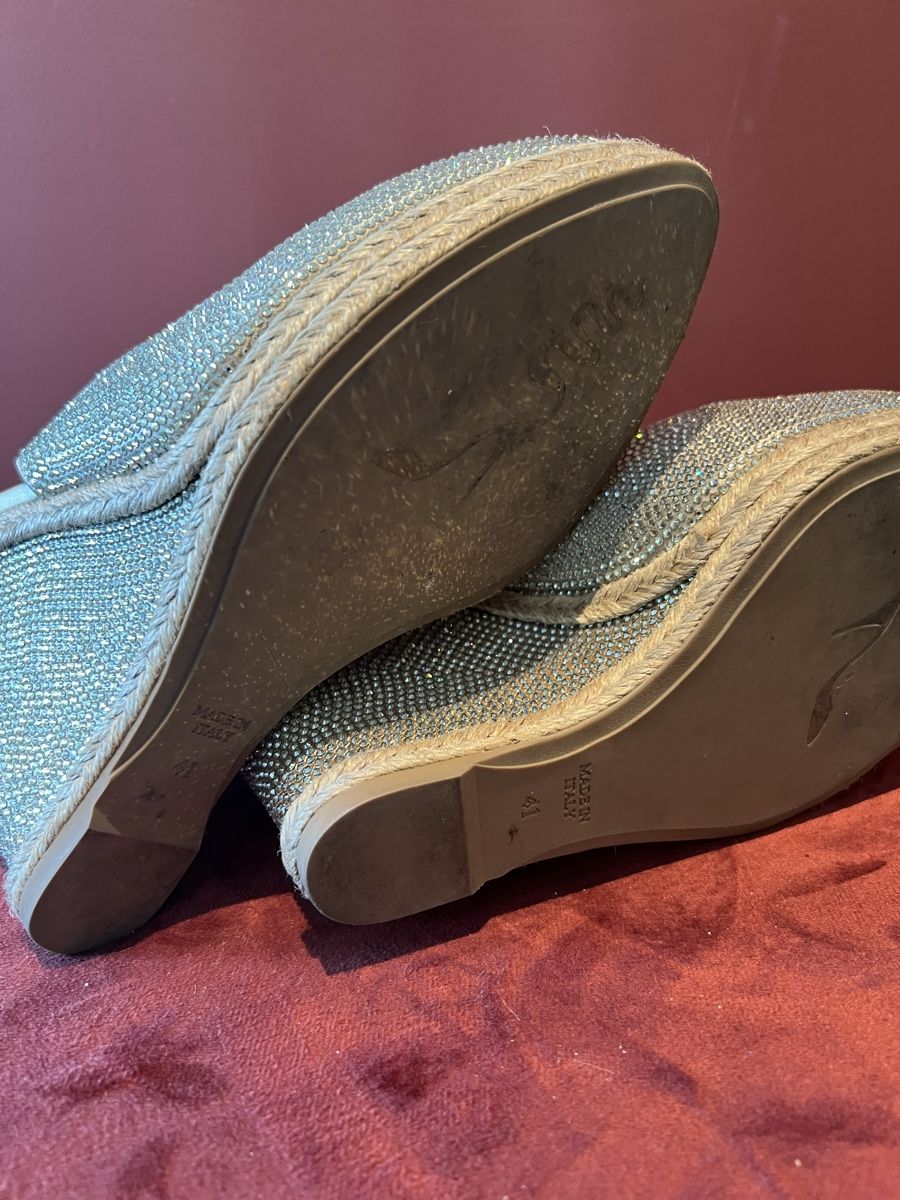 Damenschuhe: Rene Caovilla Gold Plateau Sandale Gr. 41 – Gebraucht aus Kilchberg ZH von Lisavivienne 6