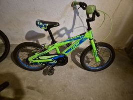 Kinderfahrrad Racer Sharky 16 Zoll gruen blau gebraucht