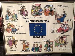 The Perfect European Picture in Frame