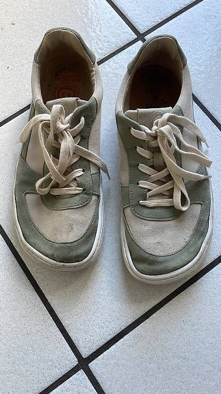 Scarpe da donna: Barfussschuhe,Mukishoes una pistacchio – Usato da Winterthur venduto da Schnettli 1