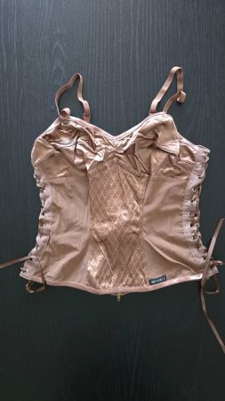 ​🏷️ Anti-Flirt Paris Schnür-Corsage (2) Bronze / Kupfer