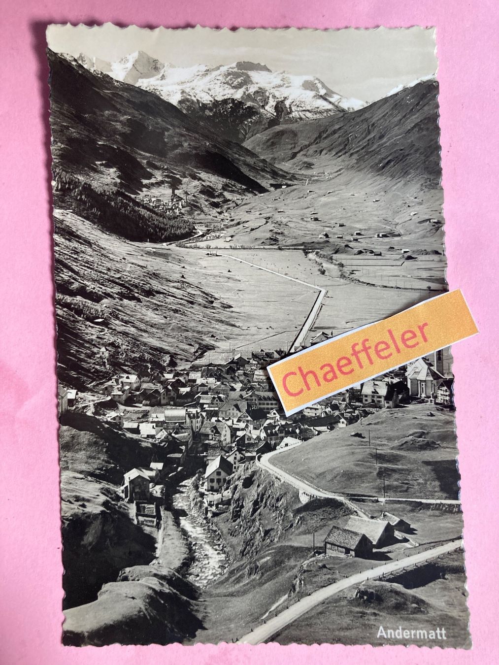 Cartoline postali: 1939 Andermatt – Usato da Zürich venduto da Chaeffeler