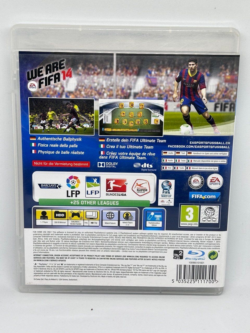 Jeux: FIFA 14 per PlayStation 3 (PS3) – D'occasion à Giubiasco par LorisVale 1