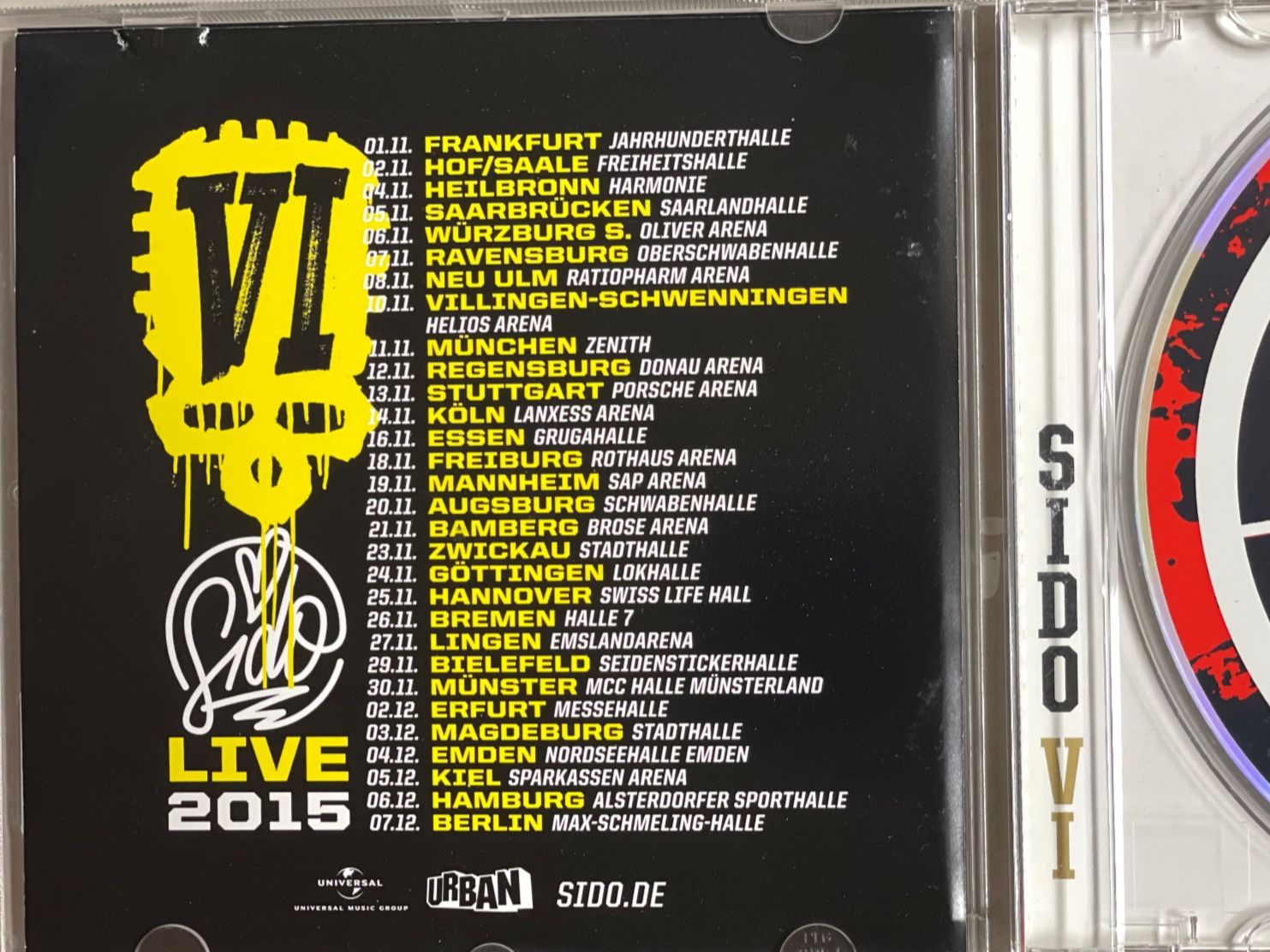 CD: Sido - VI CD - Deutschrap - Top – Usato da Muri b. Bern venduto da AdidasCollector 2