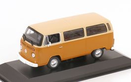 VW T2b Bus 1972-1979 braun / beige / weiss     1:43