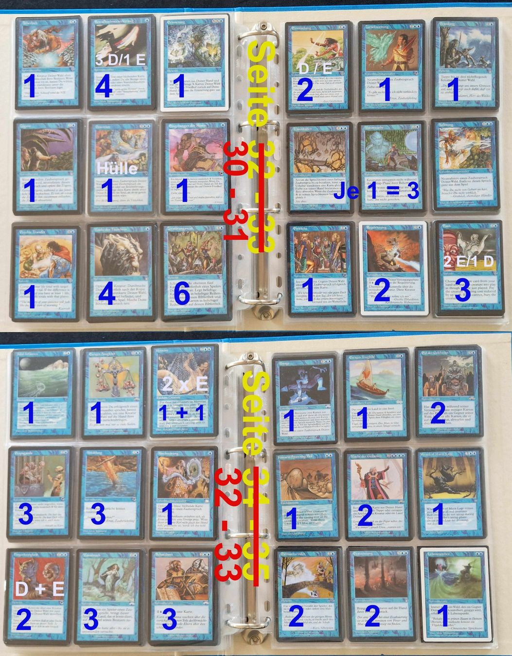Magic The Gathering Carte collezionabili: Magic The Gathering #2 Ordner: 752 Karten & Total 353 Bilder – Usato da Zürich venduto da silver-team 8