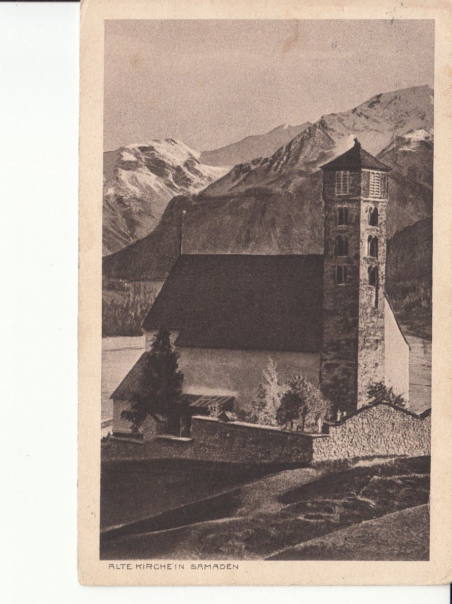 Cartoline postali: Samaden 1923 – Usato da Bürglen TG venduto da StampGraf