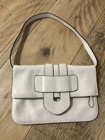 Tila March Paris Handtasche, weisses Leder, neuwertig! (56)