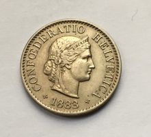 1883 5 Rappen vz+