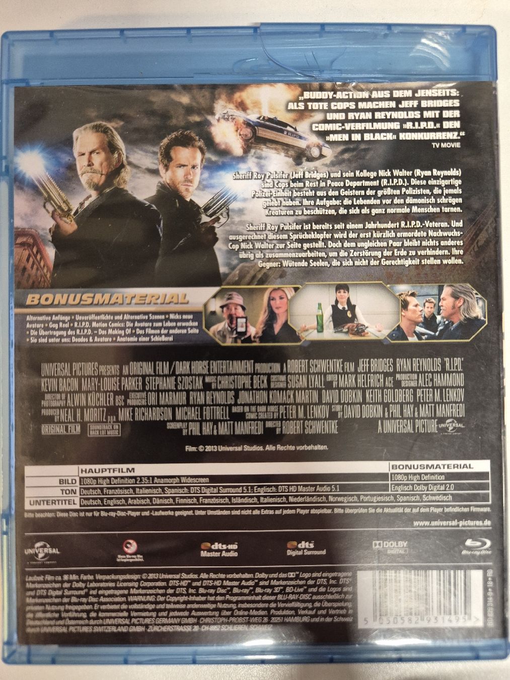 Tutti i DVDs: R.I.P.D. Blu-Ray – Usato da Lindau venduto da Hammy0740 1