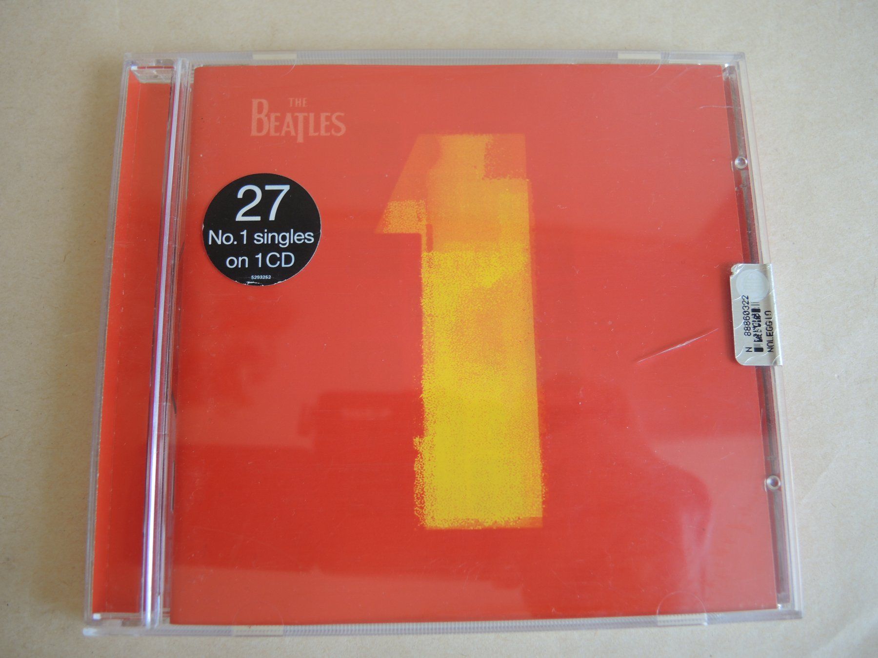 CD: CD The Beatles - 1 -     27 No. 1 singles on 1 CD – Usato da Rorschach venduto da maeck8