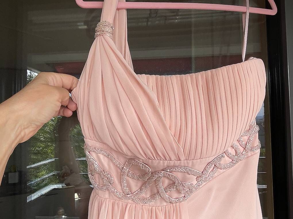 Vestiti: Chiffon Abendkleid Gr. 38 – Usato da Basel venduto da nur_rly7 3