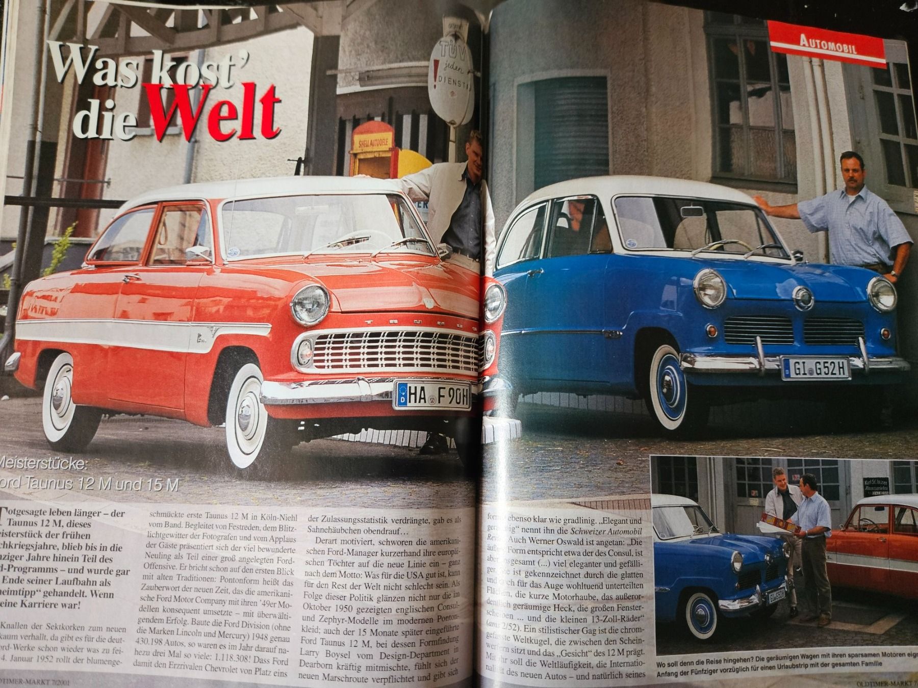 Bentley Sonstiges Fahrzeugzubehör: Oldtimer Markt 7/01 Alfa 33 Citroen DS ID Karmann xa – Gebraucht aus Flawil von sr1_f6st 5