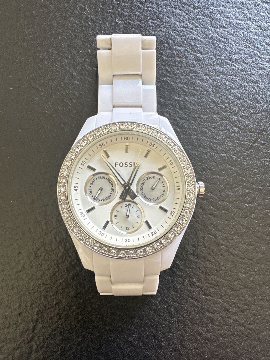 Fossil Damenuhr Uhren Weisser Fossil Uhr Damen Weiß In Bochum