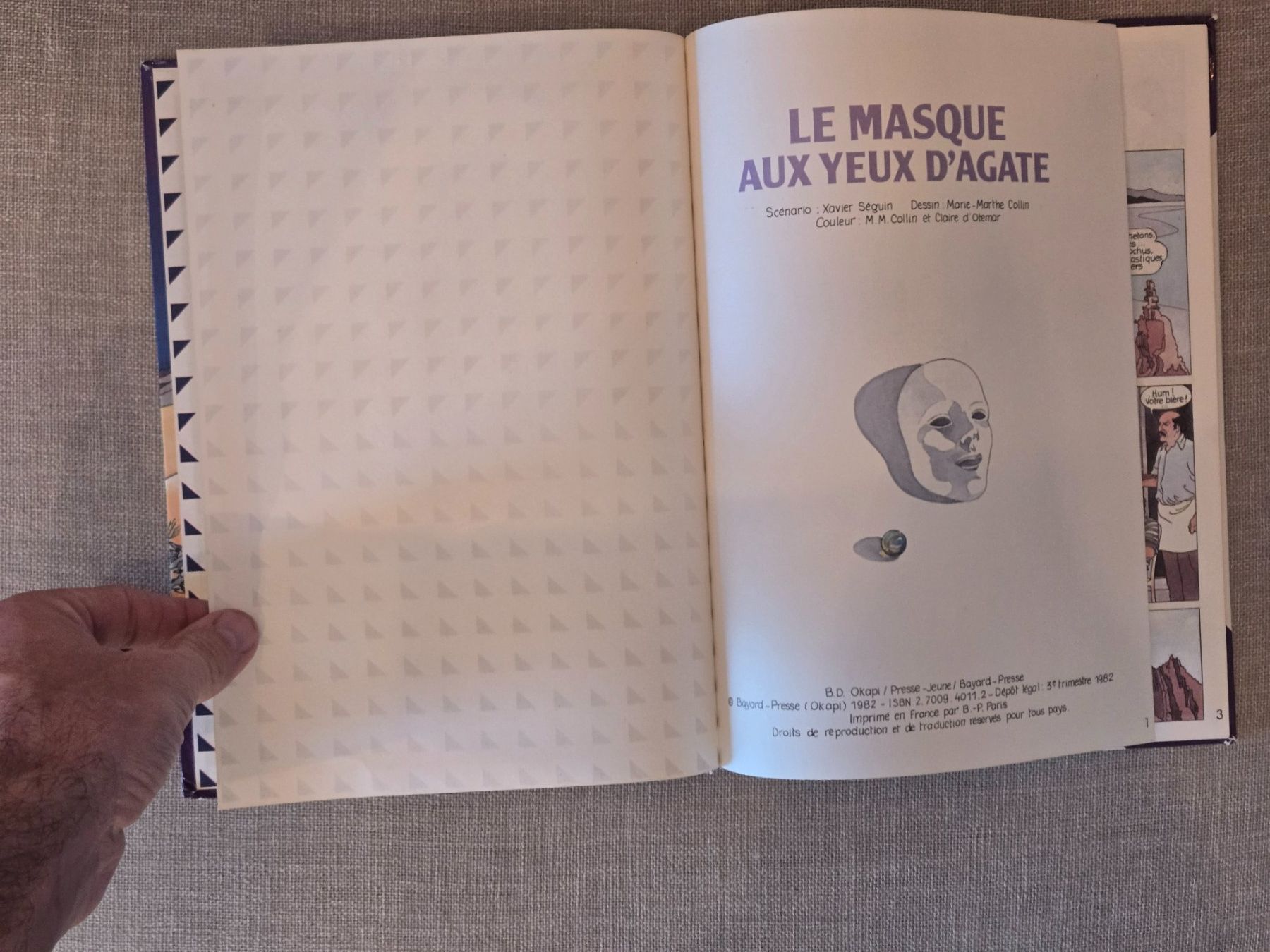 Fumetti: Le masque aux yeux d'agate - EO – Usato da Crémines venduto da Blakedrake 4