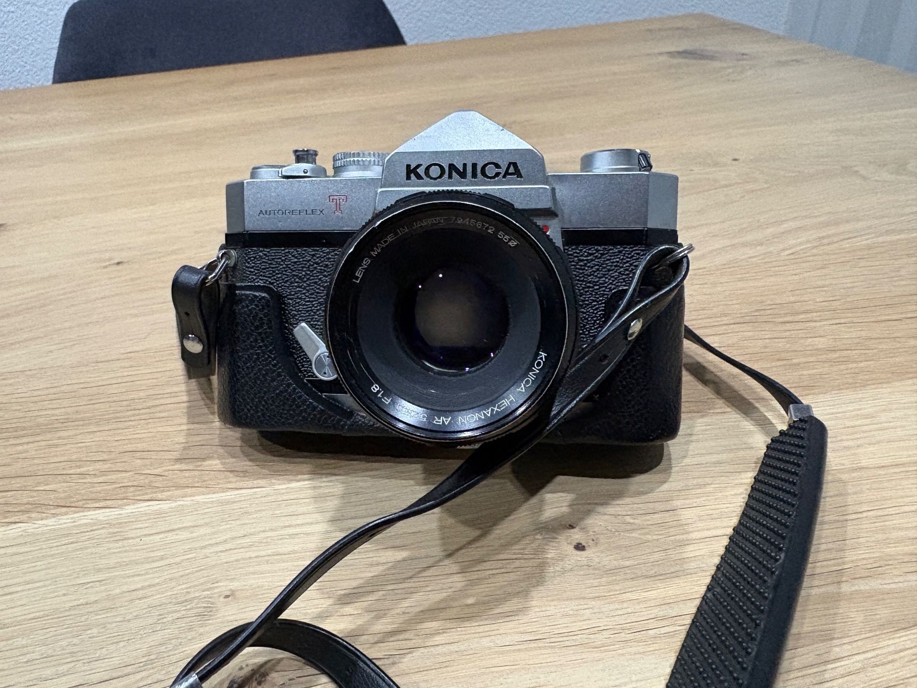 Konica Kamera: KONICA AUTOREFLEX T Analog Camara + Objektiv – Defekt aus Lausen von sen_jm7c 1