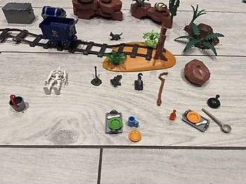 Playmobil Giocattoli: Playmobil : rails, rochers, wagonnet, accessoires – Usato da Grandson venduto da jcob 3