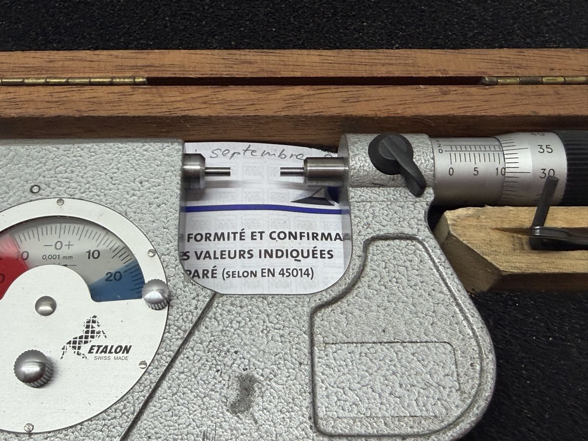 Tesa Misurare: ETALON DIAL INDICATING MICROMETER – Usato da Bassecourt venduto da DiM7775 2