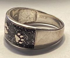 Silber Schmuck Ring, Pfoten