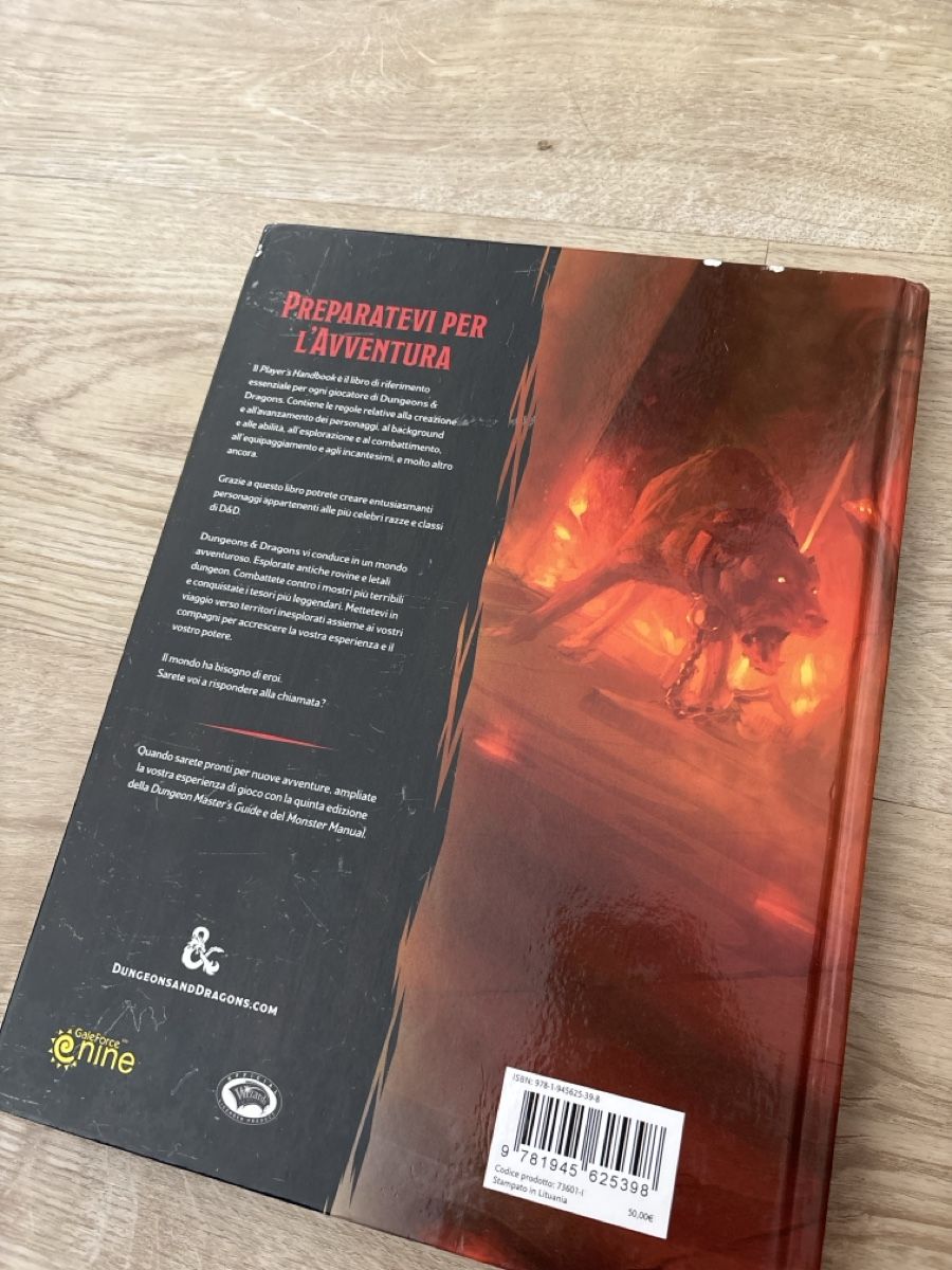 Libri: D&D manuale del giocatore / player’s handbook  – Usato da Giubiasco venduto da den_gg28 1
