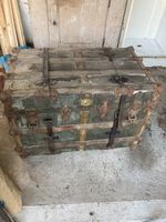 Reisetruhe Omaha Trunk Factory antik ca. 92x52x65cm stark 