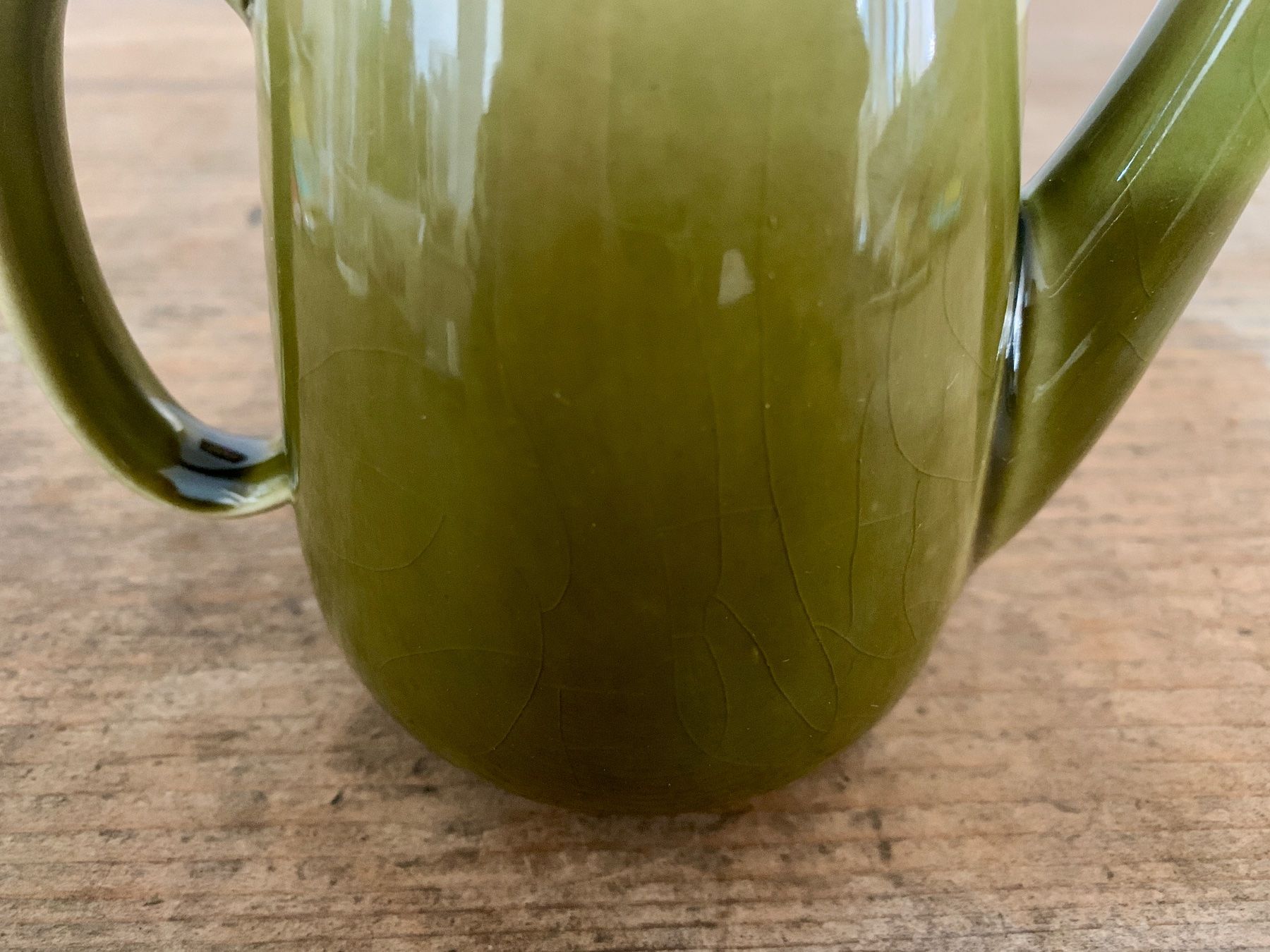 Teiere: Olivgrüne Kaffee- oder Teekanne / Kaffeekrug 0.35 l – Usato da Zürich venduto da Les_Zurichois 8