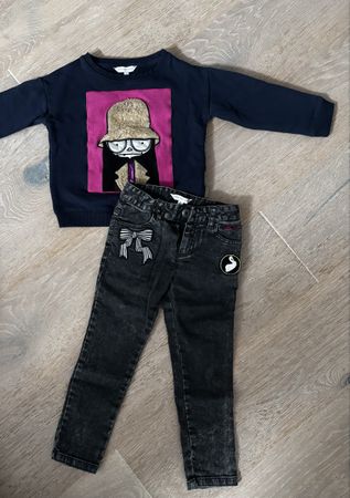 Little Marc Jacobs Sweatshirt and Jeans 4 years old