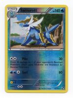 Samurott 31/114 Black and White Reverse Holo Rare Englisch