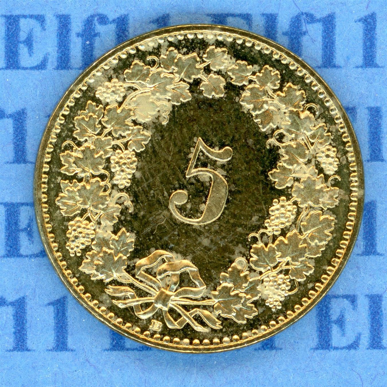 Tutti le monete: CHF___0.05 2017 unz 5 Rappen – Usato da Widnau venduto da Elf11 1