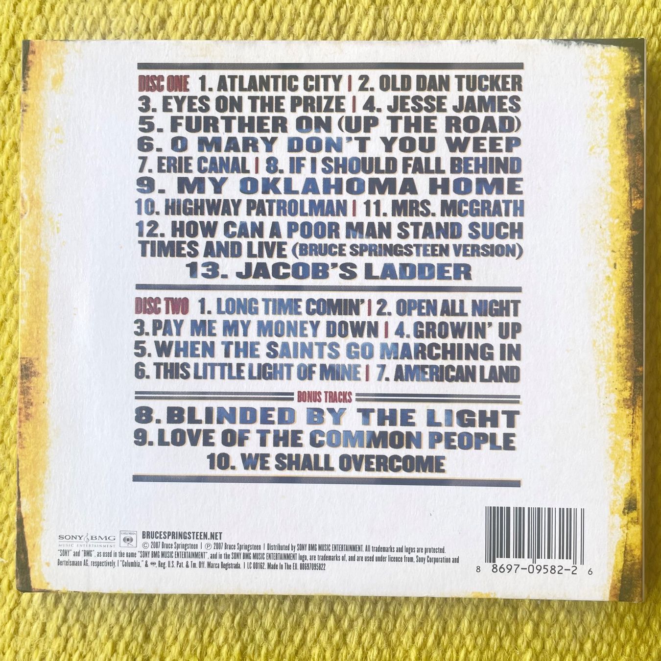 CDs: BRUCE SPRINGSTEEN-2CD LIVE IN DUBLIN (DIGIPACK) – D'occasion à Rorschacherberg par CD-Roli 1