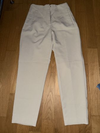Zara Beige Stoffhose Grösse S