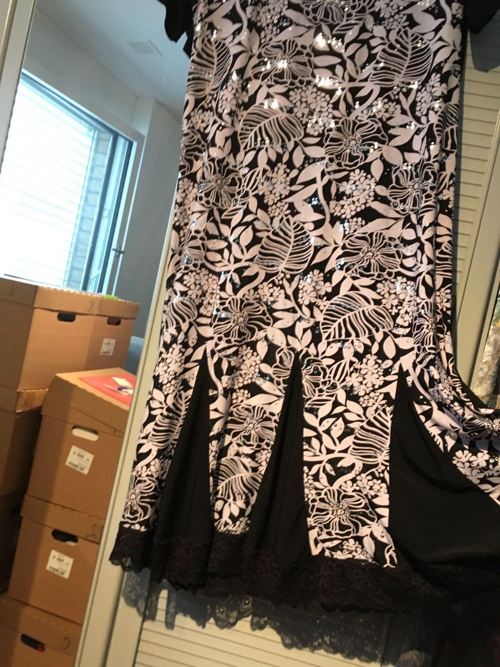 Vestiti: Sommer Kleid Gr. 44 - 46 GLITZER WUNDERSCHÖN!!! – Nuovo (secondo la descrizione) da Bellinzona venduto da LuganoBoutique 5