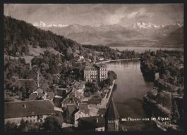 Fotografie Ansicht Thun - Thoune, Stadtr
