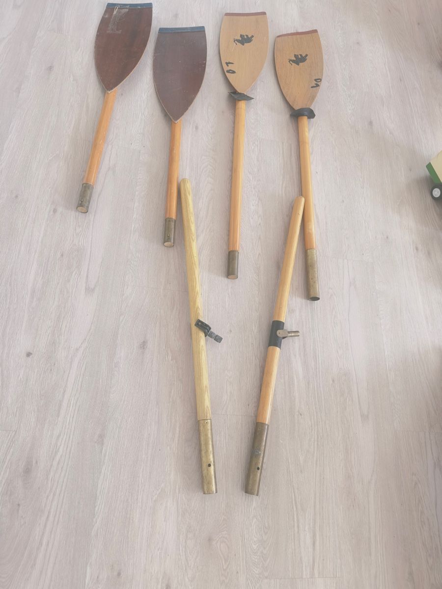 Schlauchboote, Kajaks & Kanus: 4 Paddel, Ruder aus Holz – Gebraucht aus Rafz von Tueni1 1