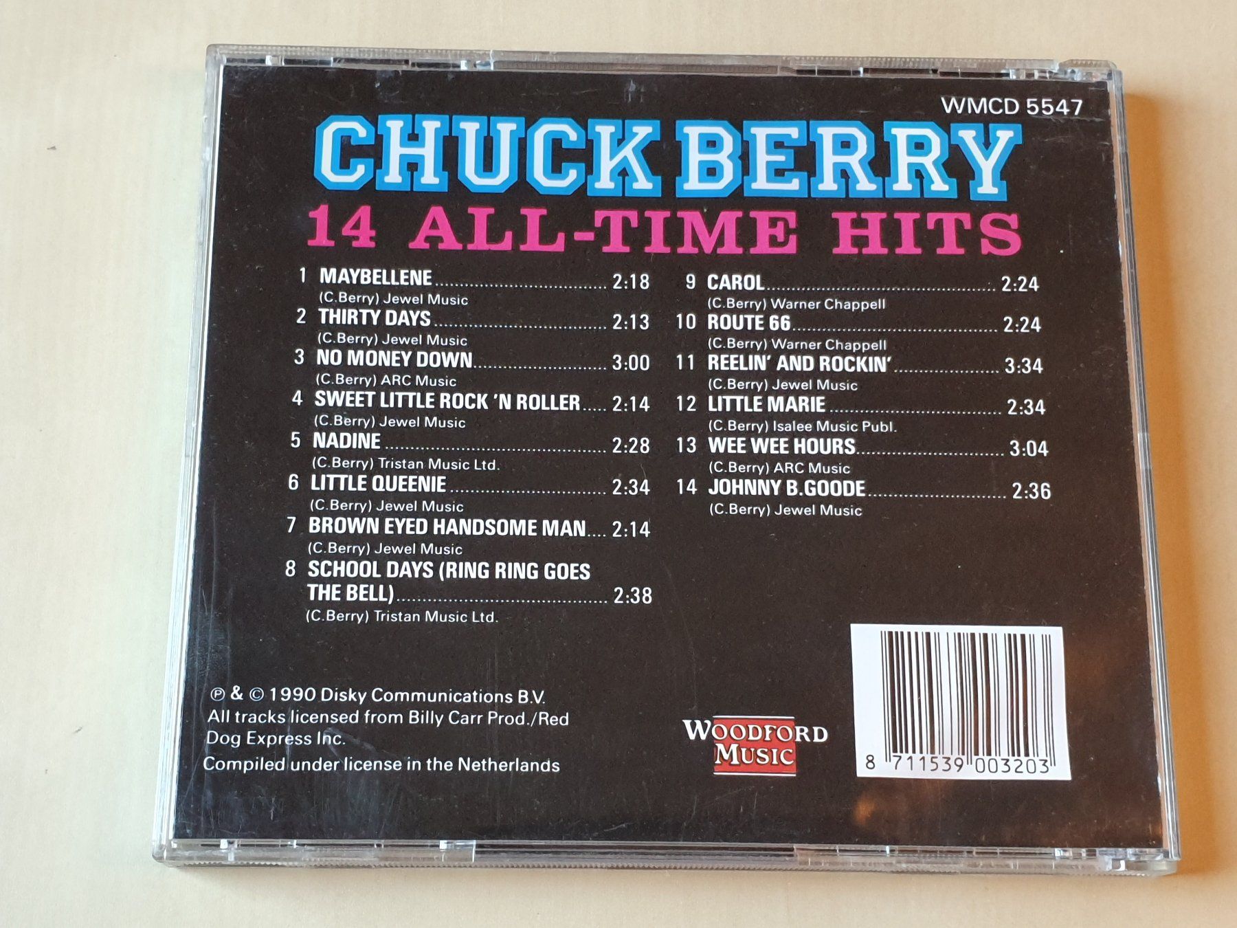 CD: Chuck Berry 14 All-Time Hits – Usato da Stansstad venduto da collectorsshop 1