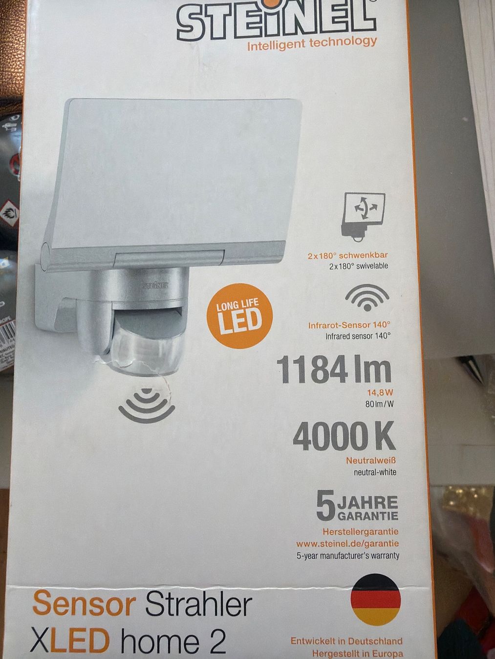 Steinel Lampes: Steinel XLED Home 2 Sensor-Strahler bietet eine Helligkeit – Neuf avec emballage d'origine à Amriswil par JaJa-Express 4