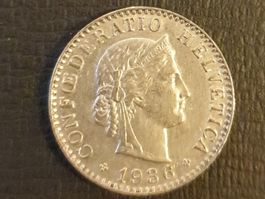 20 Rappen 1936 Erhaltung!!