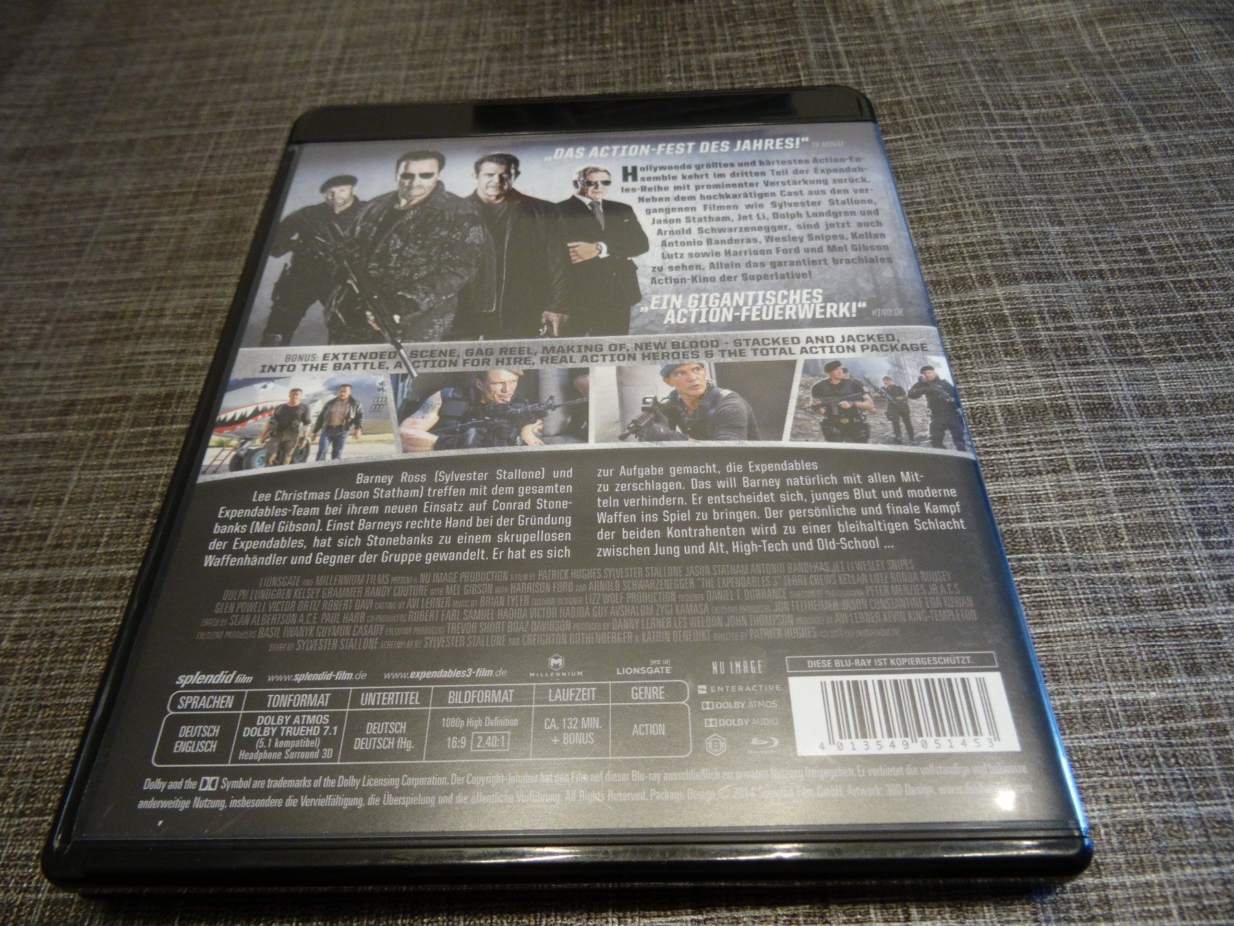Tutti i DVDs: The Expendables 3 - A Man's Job BLU-RAY – Usato da Olten venduto da Disc-Verkauf 2
