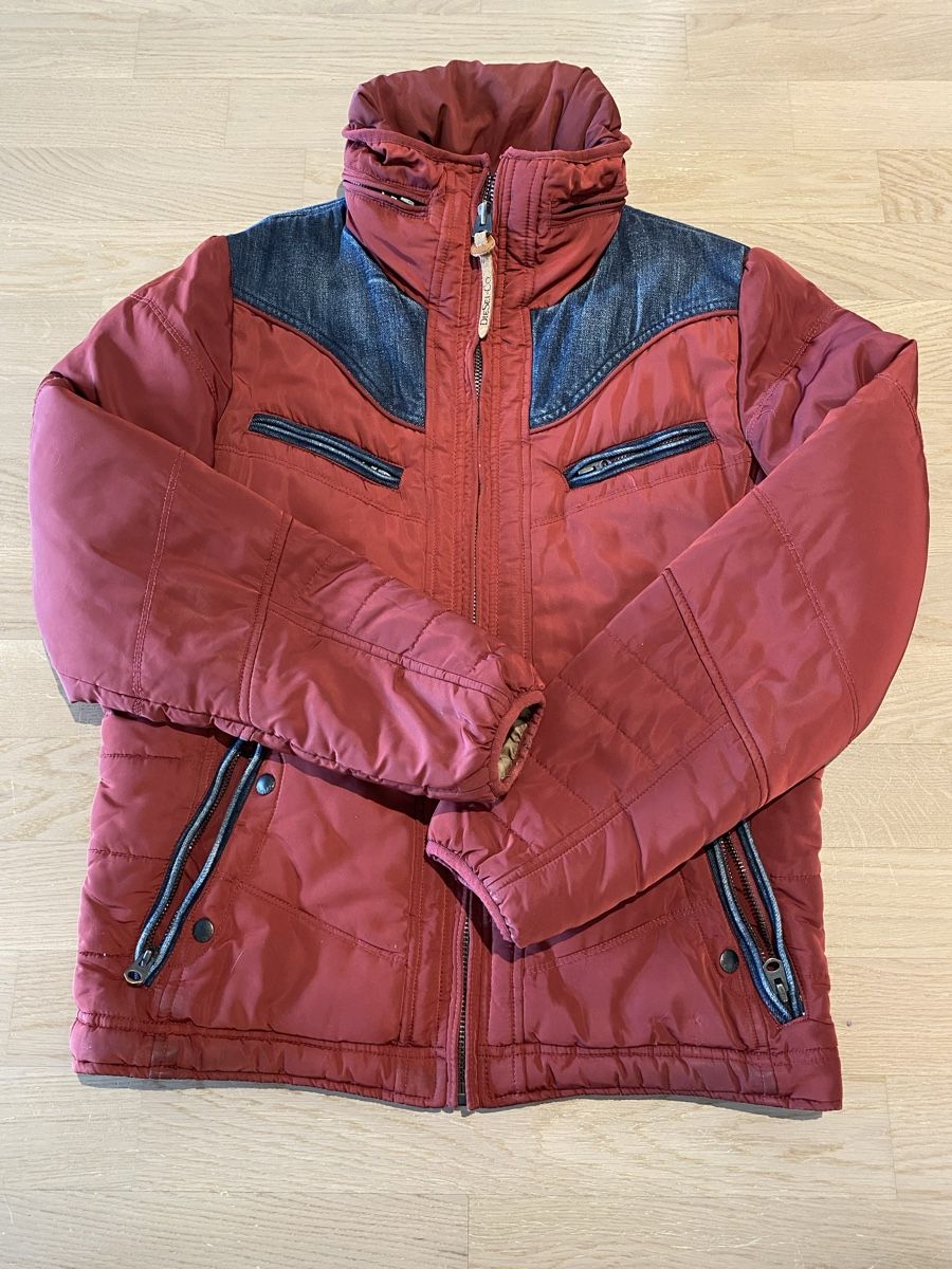 Diesel Giacche: Diesel-Co Jacke bordeaux/jeans Gr. S – Usato da Krauchthal venduto da Le_Sa