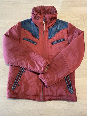 Diesel-Co Jacke bordeaux/jeans Gr. S