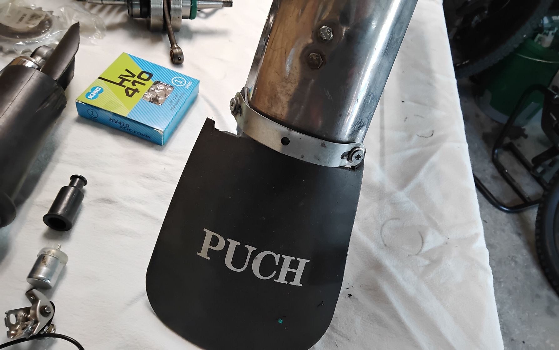 Puch Parti ricambio per ciclomotori: Puch x30 Frontschutzblech/Spritzschutz  – Usato da Eschenbach SG venduto da familie.klaus 3