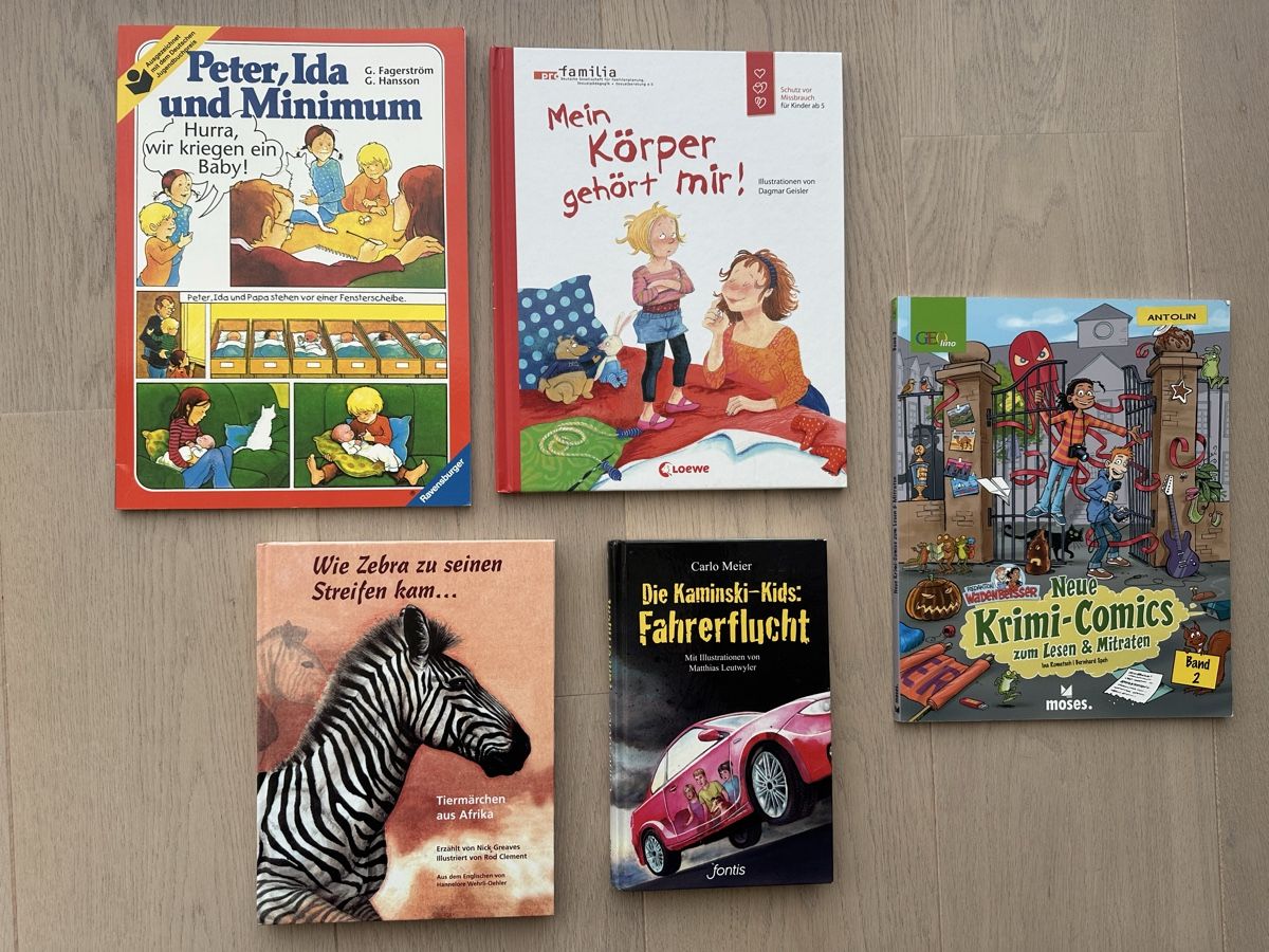 Libri: Set mit Peter, Ida und Minimum und Mein Körper gehört mir – Usato da Zürich venduto da Marty76
