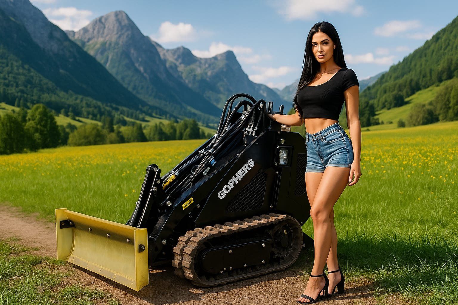 Escavatori: Elektro Kompaktlader Gophers 320 4x4 oder Raupe neu – Nuovo e nell'imballaggio originale da Kaltbrunn venduto da Lasko77 2