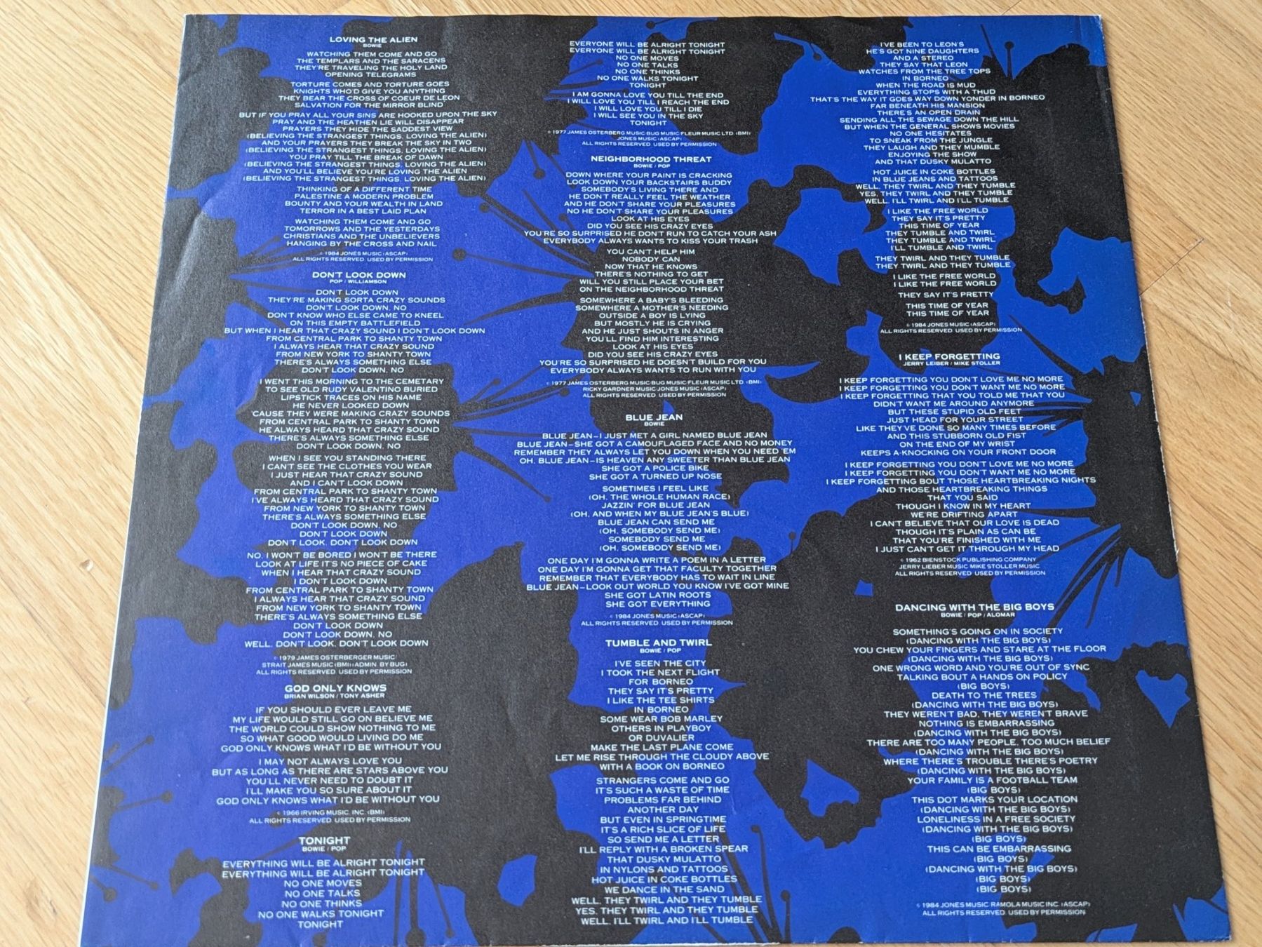 Dischi in vinile: David Bowie Tonight Schallplatte LP Vinyl – Usato da Dübendorf venduto da PanzerGeneral 2